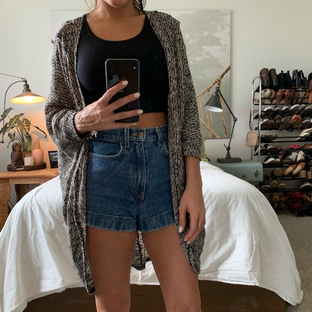 XS Painted Threads Open Cardigan